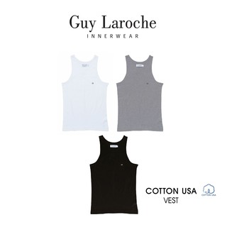 ภาพหน้าปกสินค้าGuy Laroche เสื้อกล้ามทรง Body Fit ปัก LOGO GL ที่หน้าอก มีให้เลือก 3 สี (JVE2423R8) ที่เกี่ยวข้อง