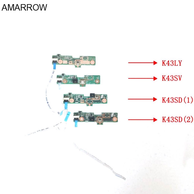 บอร์ดสวิตช์ปุ่มกดพาวเวอร์-สําหรับ-asus-k43-k43sd-k43ly-k43sv-k43s-x43-a43-x84-x44-a43e-x43s-a43s-2-ชิ้น