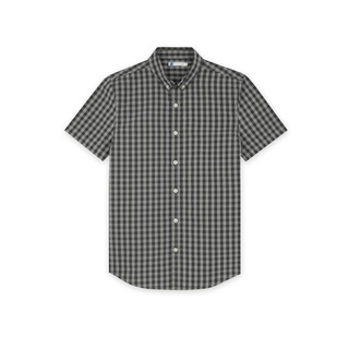 AIIZ (เอ ทู แซด) - เสื้อเชิ้ตแขนสั้นผ้าพิมพ์ลาย  Gingham Short Sleeve Shirts