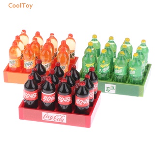 Cooltoy โมเดลเครื่องดื่มโซดาจิ๋ว 1:12 DIY อุปกรณ์เสริม สําหรับตกแต่งบ้านตุ๊กตา 1 ชุด