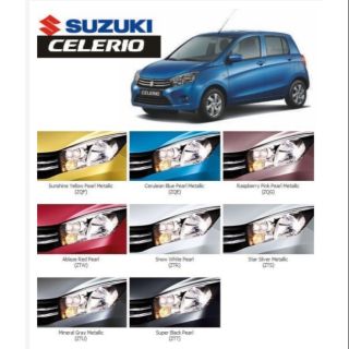สีพ่นรถยนต์ ซูซูกิ มีรูปให้เลือกกว่า50เฉดสี เกรด2k มาตราฐานสีชั้นดี สั่งสีได้ตามรูปภาพ ราคาเดียว