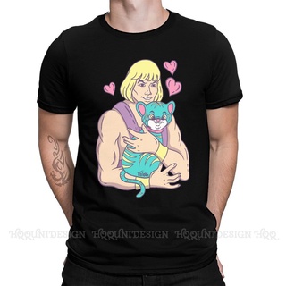 T-shirt  เสื้อยืดแขนสั้น คอกลม พิมพ์ลาย He-man and The Masters of The Universe สําหรับผู้ชายS-5XL