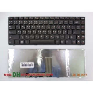 Keyboard LENOVO Z470 สีดำ (ภาษาไทย-อังกฤษ)