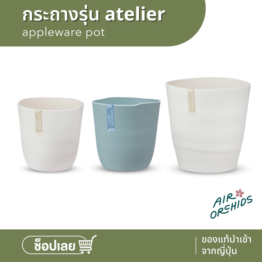 กระถางต้นไม้เกรดพรีเมี่ยม-appleware-รุ่น-atelier-pot-สินค้านำเข้าจากญี่ปุ่น