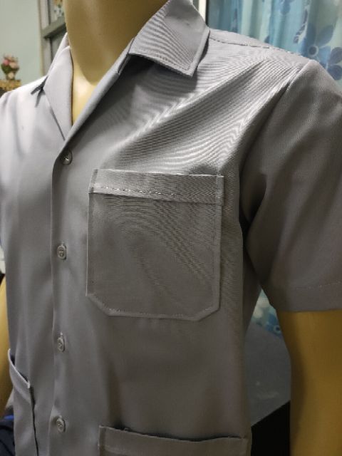 ภาพสินค้าเสื้อช็อป เสื้อช่าง 3 กระเป๋า ผ้าคอมทวิว พร้อมส่ง 6 สี จากร้าน shirt_shop01 บน Shopee ภาพที่ 3