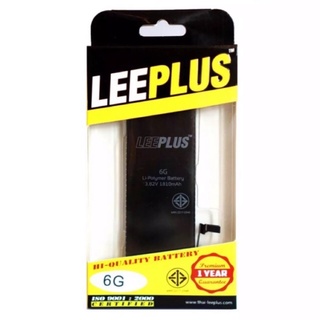 แบตเตอรี่โทรศัพท์มือถือสำหรับรุ่น i6 6G งาน Leeplus พร้อมเครื่องมือ ประกัน1ปี แบต i6 6G