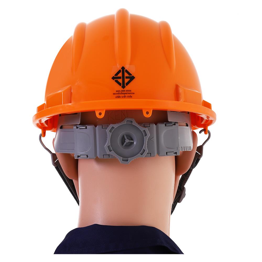 หมวกนิรภัย-gage-hdpe-สีส้ม-อุปกรณ์นิรภัยส่วนบุคคล-safety-helmet-gage-hdpe-orange