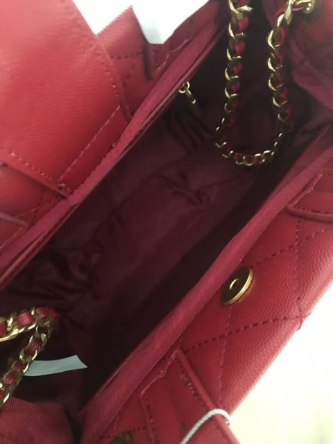 chain-detail-quilted-tote-กระเป๋าถือหรือสะพายหนัง