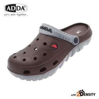 สินค้า ADDA 2density รองเท้าแตะ รองเท้าลำลอง สำหรับผู้ชาย แบบสวมหัวโต รุ่น 5TD11M1 (ไซส์ 7-10)