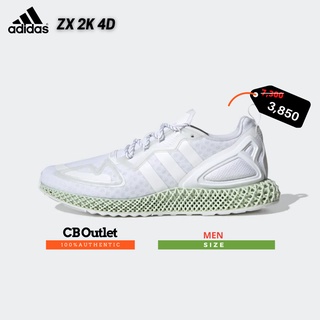 รองเท้าวิ่งผู้ชาย สี Cloud White Adidas ZX 2K 4D