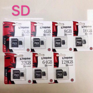 สินค้า Kingston Memory Card Micro SDHC 2/4/8/16/32/64/128 GB