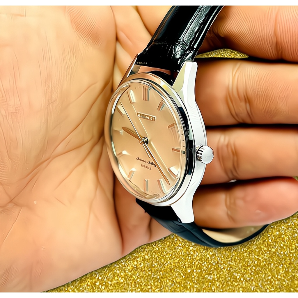 นาฬิกาlimeted-สังผลิตให้พนักงานดีเด่น-vintage-citizen-homer-second-setting-21-jewels-สั่งผลิตโดยบริษัทมิสซูบิชิญี่ปุ่น