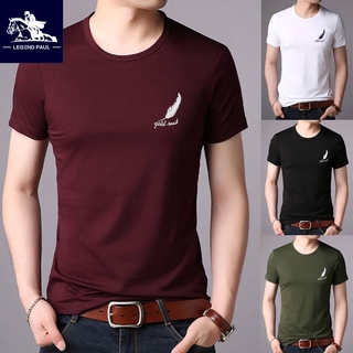 Comfortable Plain Breathable T-shirt Mens High Quality Polyester Fiber Short Sleeve T-shirt