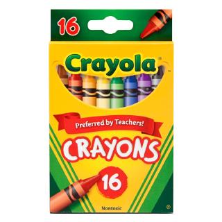 Crayola สีเทียนไร้สารพิษ 16แท่ง