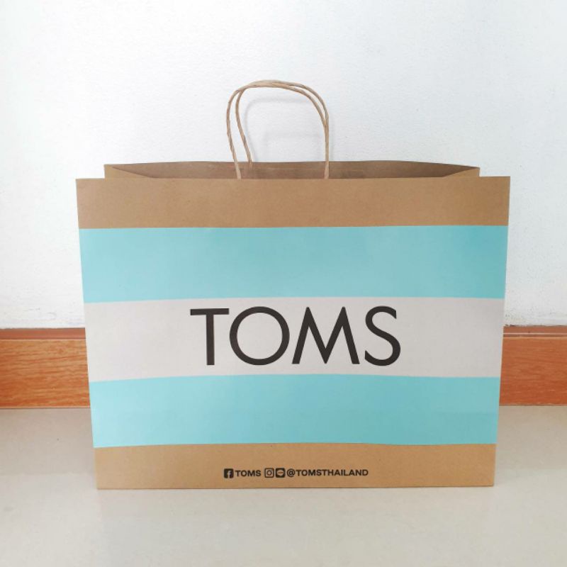 ถุง-toms-แท้-ถุงกระดาษ-toms-ถุงแบรนด์-toms