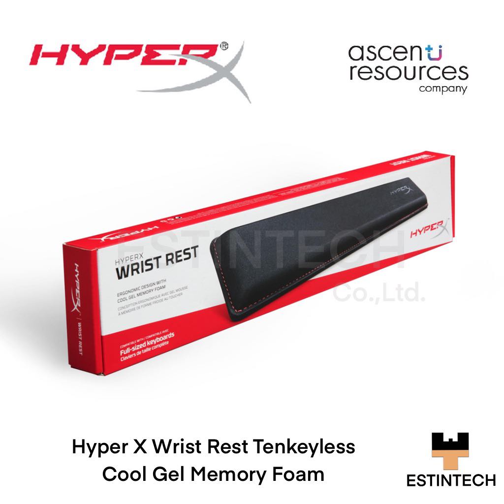 Wrist Rest (ที่รองข้อมือ) Hyper X Wrist Rest Tenkeyless Cool Gel Memory ...