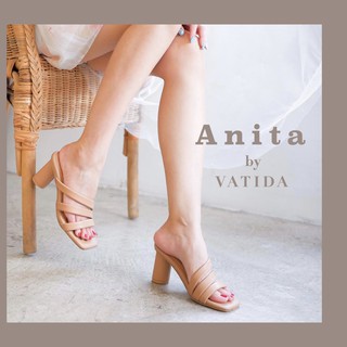 ภาพหน้าปกสินค้า( 🇹🇭 In stock 🔥) รองเท้าส้นสูง ผู้หญิง สายคาดเล็กน่ารัก ใส่สบาย  Size 36-43 รุ่น  Anita(VTD-027) ที่เกี่ยวข้อง