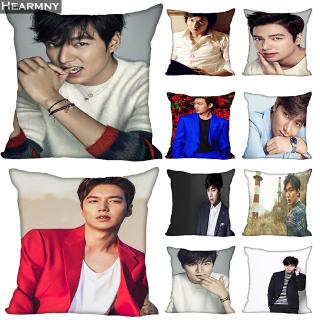 ปลอกหมอนผ้าซาตินนุ่มทรงสี่เหลี่ยมมีซิป lee min ho 20