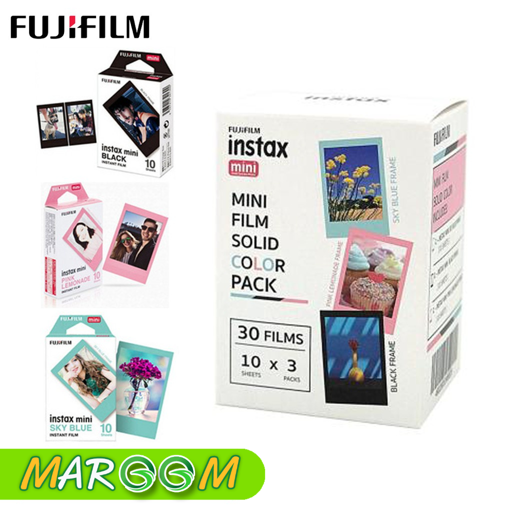 ราคาและรีวิวFujifilm Film instax mini Film Solid Color ฟิล์ม ฟิล์มโพราลอยด์ แยกขาย 10 แผ่น