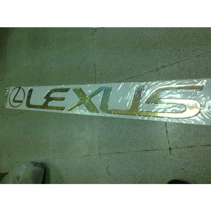 สติ๊กเกอร์เทเรซิ่นนูนอย่างดีคำว่า LEXUS ติดรถ แต่งรถ sticker เลกซัส ...