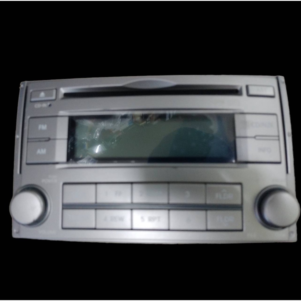 เครื่องเล่นวิทยุ-2-din-cd-mp3-ของ-hyundai-h-1-เดิมๆๆ