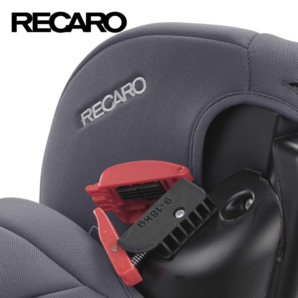 ภาพสินค้าRecaro Young Sport Hero มาพร้อมเข็มขัดนิรภัย 5 จุด พนักพิงศีรษะปรับความสูงได้ 3 ระดับ จากร้าน kiddopacific บน Shopee ภาพที่ 7