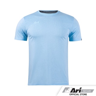 ARI ALLDAY PIMA COTTON TEE - LIGHT BLUE/WHITE เสื้อยืด อาริ ออลเดย์ พีม่า สีฟ้าอ่อน