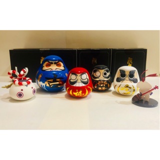 Daruma the Japanese fortune doll set ดารุมะ ตุ๊กตาแห่งความหวังและความโชคดี