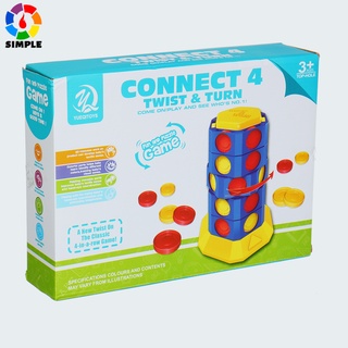 ภาพหน้าปกสินค้าTwist Connect 4 In A Row เกมกระดานบิดและเลี้ยว 4 แถวเกมของเล่นสําหรับครอบครัว ที่เกี่ยวข้อง