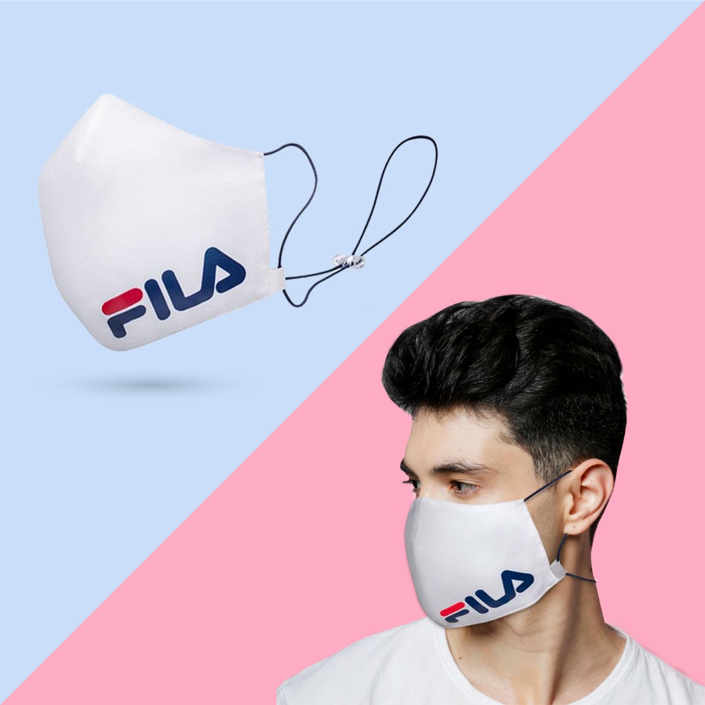 ภาพสินค้าFila Collection Duo Pack Promotion หน้ากากผ้า Basic Mask (เซทคู่) (389) จากร้าน landcoplus บน Shopee ภาพที่ 2