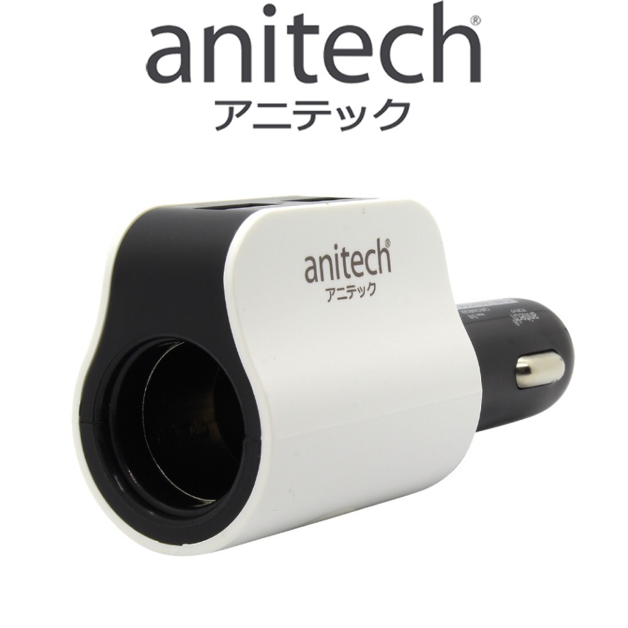 ANITECH Car Charger หัวชาร์จในรถ ชาร์จเร็ว quick charge 2 Ports USB 3 ...