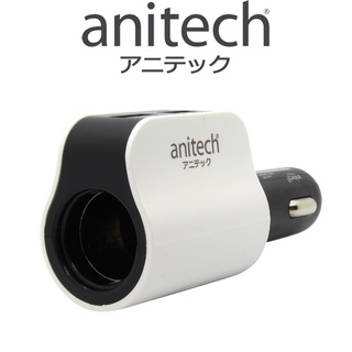 ANITECH Car Charger หัวชาร์จในรถ ชาร์จเร็ว quick charge  2 Ports USB 3.1A + ช่องจุดบุหรี รุ่น E48