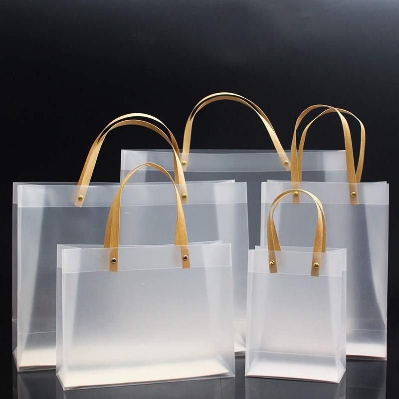 ถุงช้อปปิ้ง Pvc แบบใส เป็นมิตรกับสิ่งแวดล้อม สําหรับใส่ของขวัญวันเกิด ...