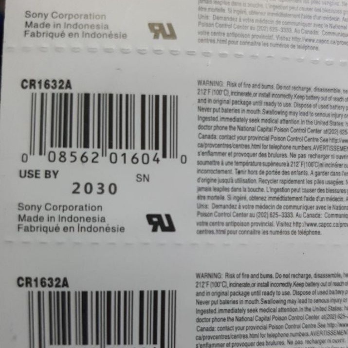 5ก้อน-ถ่าน-sony-รุ่น-cr1632-3v-lithium-batte