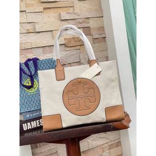 Tory Burch Ella maxi Logo Canvas Mini Tote Bag Collection