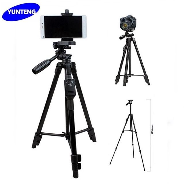 yunteng-vct-5208-ขาตั้งกล้อง-มือถือ-พร้อมรีโมทบลูทูธ-แข็งแรง-ทนทาน-พกพาได้ง่าย-ของแท้100