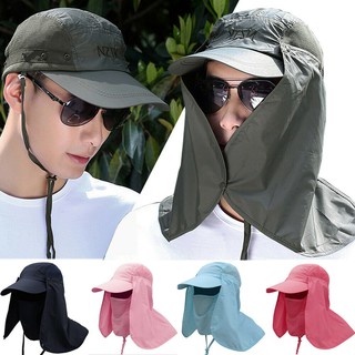 ภาพหน้าปกสินค้าหมวกผ้ากันแดด หน้ากากบังแดดร้อน ระบายอากาศดี ปิดหน้าถีงคอรอบ UPF50+ sunproof cover Cap ที่เกี่ยวข้อง
