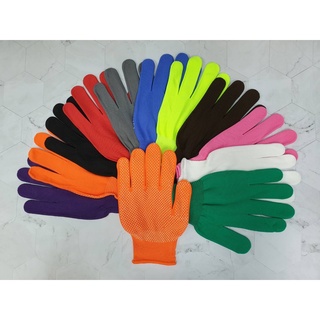 ภาพหน้าปกสินค้าถุงมือทำงาน มีปุ่มยางกันลื่น 10 สี ที่เกี่ยวข้อง