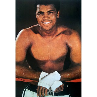 โปสเตอร์ นักมวย มูฮัมหมัด อาลี Muhammad Ali POSTER 20”x30” Inch America Vintage Boxers Champion