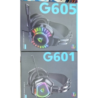 G601 G605 หูฟังเกมส์มิ่ง สเตอริโอ พร้อมไปLEDหลากสี Gaming Headset Stereo พร้อมไมโครโฟนสำหรับสื่อสาร หูฟังแยกเสียงชัดเจน