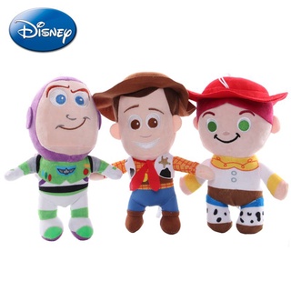 พวงกุญแจ จี้ตุ๊กตาการ์ตูนดิสนีย์ Toy Story 4 Woody Jessie ขนาด 15-25 ซม. ของเล่นสําหรับเด็ก