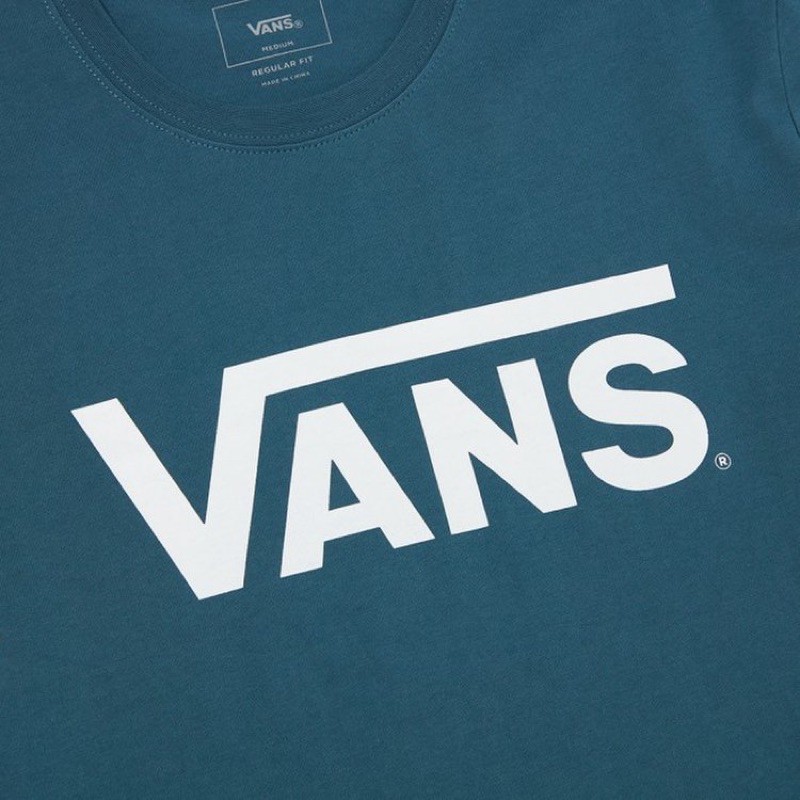 เสื้อยืดใหม่เสื้อยืดvans-clic-blue-logo-t-shirt-กันแท้ขนาดเต็มs-5xlเสื้อยืดพิมพ์ลายแฟชั่น