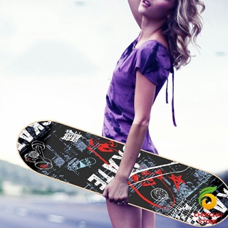 Chokchaistore สเก็ตบอร์ด ทนทาน สไตล์สปอร์ตสวยงาม สกู๊ตเตอร์ สี่ล้อ Skate board