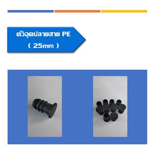 ตัวอุดปลายสาย PE ตัวอุดปลายท่อ ขนาด 25มิล บรรจุแพ็ค10ชิ้น