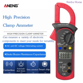🚀ส่งจากไทย🚀 ANENG ST201 Digital Clamp Multi meter แอมป์ มิเตอร์ Power AC เครื่องทดสอบแรงดันไฟฟ้า