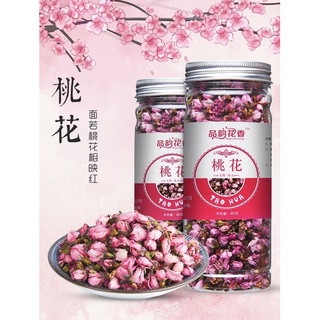 ชาดอกท้อ 山桃花茶 Peach Blossom tea 40 กรัม ชาดอกไม้