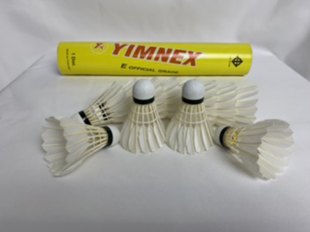 ลูกแบดมินตัน-ลูกขนไก่-yimnex-1-หลอด-มี-12-ลูก