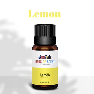 น้ำมันหอมระเหย บริสุทธิ์ เลมอน Lemon 10 ml. - 30 ml.(Pure Essential Oil) - น้ำมันอโรม่า