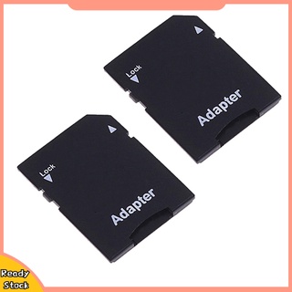 อะแดปเตอร์แปลงการ์ดหน่วยความจํา Micro SD TransFlash TF Card to SD SDHC จํานวน 2 ชิ้น