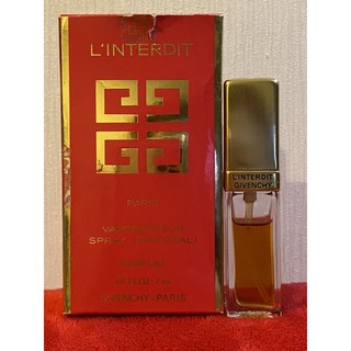 ORIGINAL Givenchy Pure PARFUM purser spray LiNDREDIT 0.25 oz 7.5ml 1/4fl.oz her